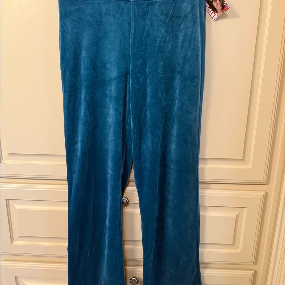 Blue Velvet Pants